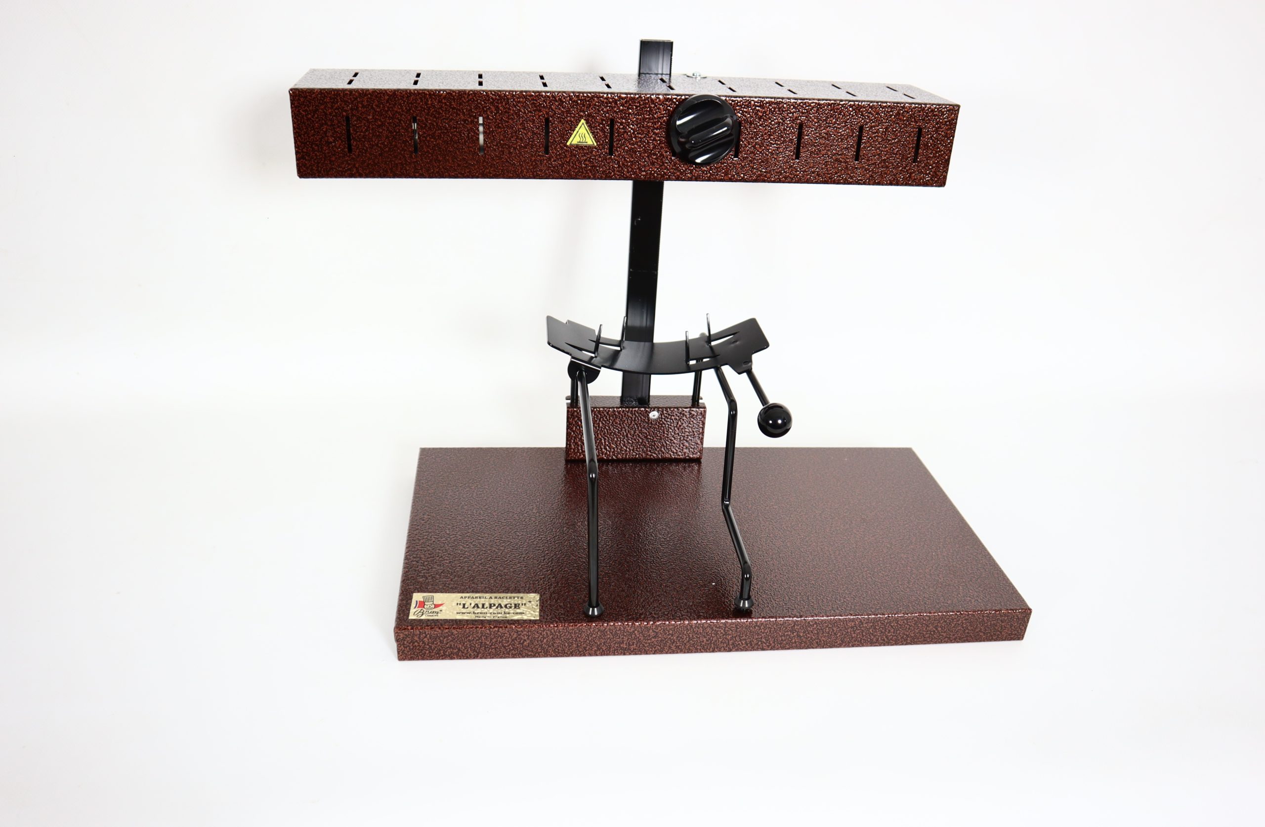 Appareil à raclette demi meule Alpage électrique 220v Bron coucke soirée a thème