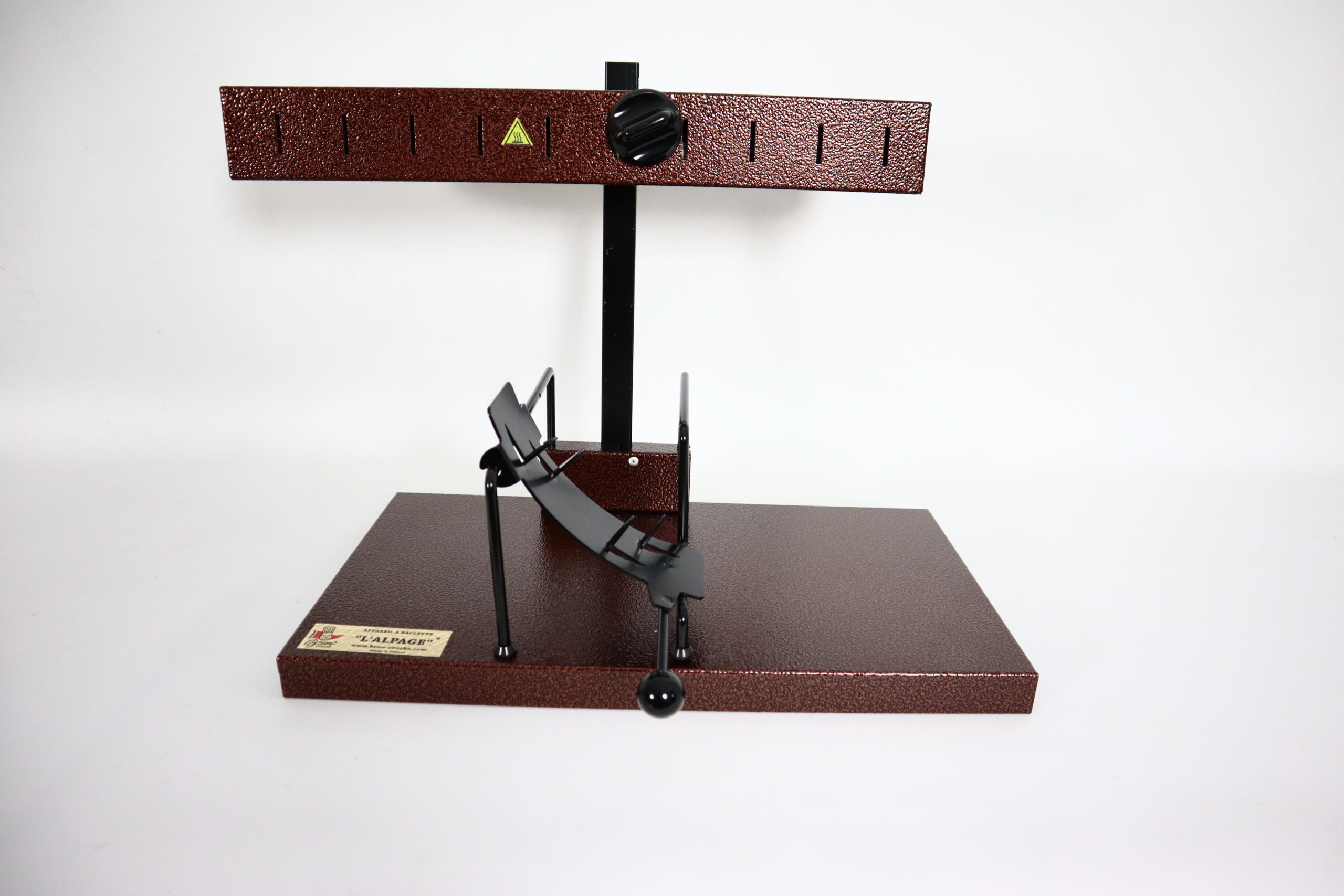 Appareil à raclette demi meule Alpage électrique 220v Bron coucke soirée a thème