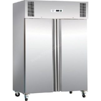 Meuble frigo inox 2 portes hauteur 2m