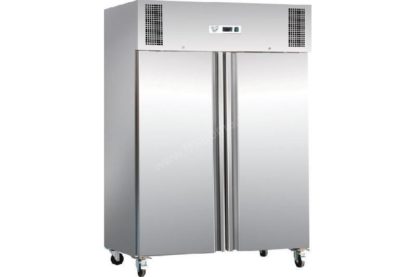 Meuble frigo inox 2 portes hauteur 2m