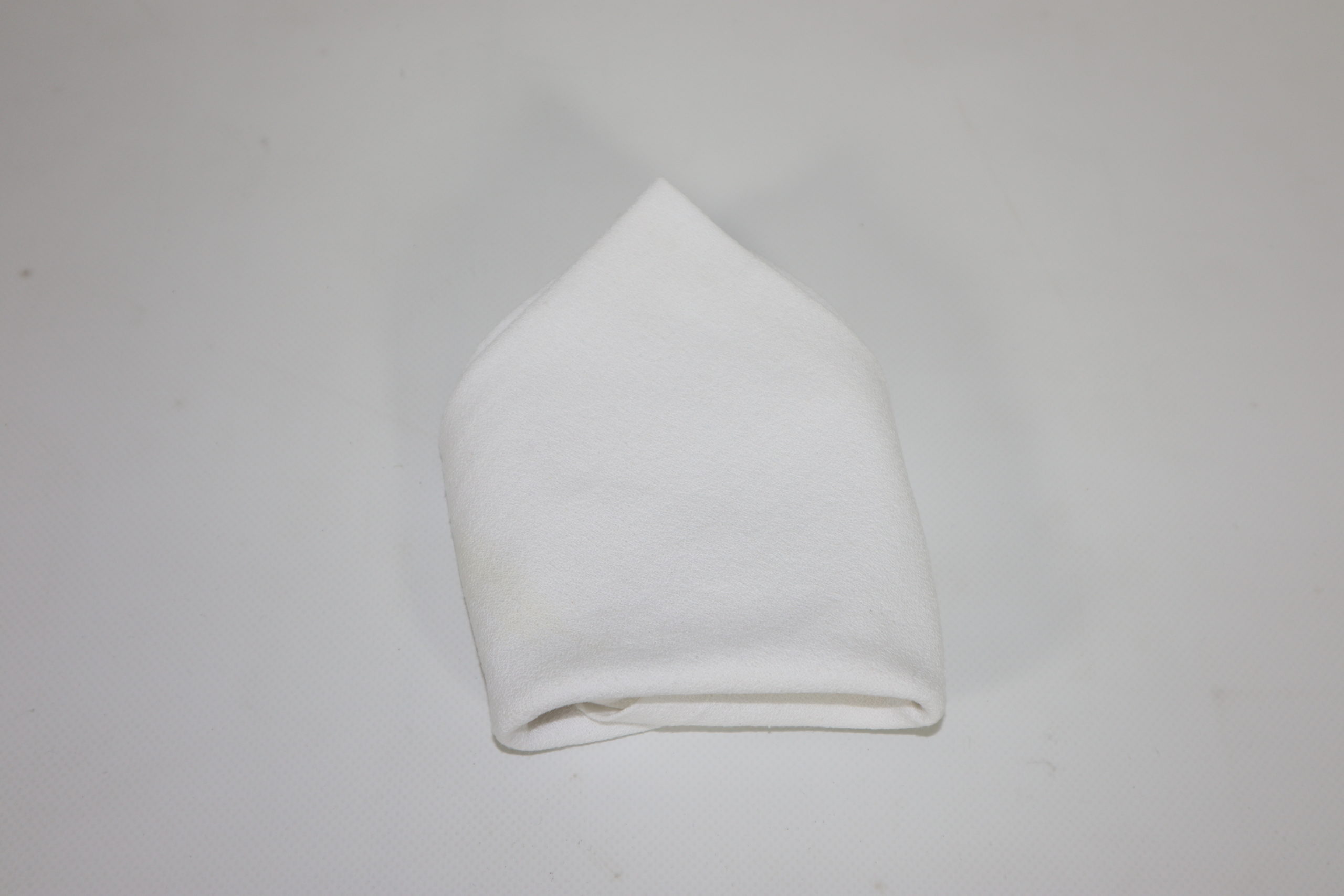 Serviettes Carrées En Coton Doux - Lot De 4, 25x25 Cm, Blanc - Multi-usage Maison, Cuisine, Salle De Bain