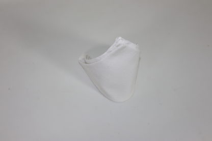 Serviette de table blanche carrée