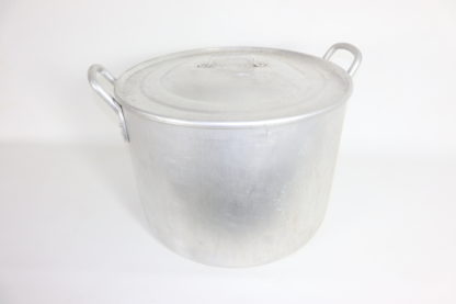 Marmite 100L gros volume en Aluminium avec couvercle – Image 2