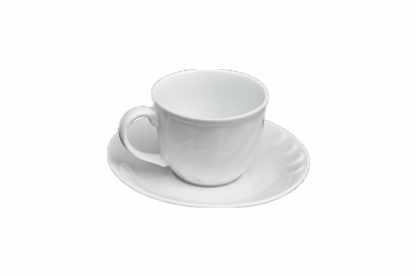 4. Tasse à café porcelaine blanche 11 cl