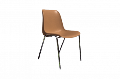 Chaise empilable beige