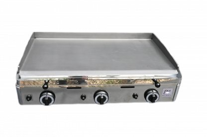 Plancha lisse GAZ bouteille 8,5 kw 80x50 cm – Image 2