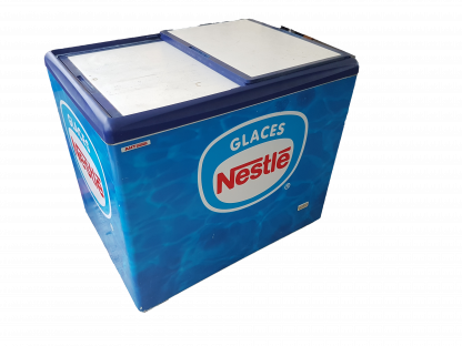 Congélateur coffre à glaces Pub. " Nestlé"