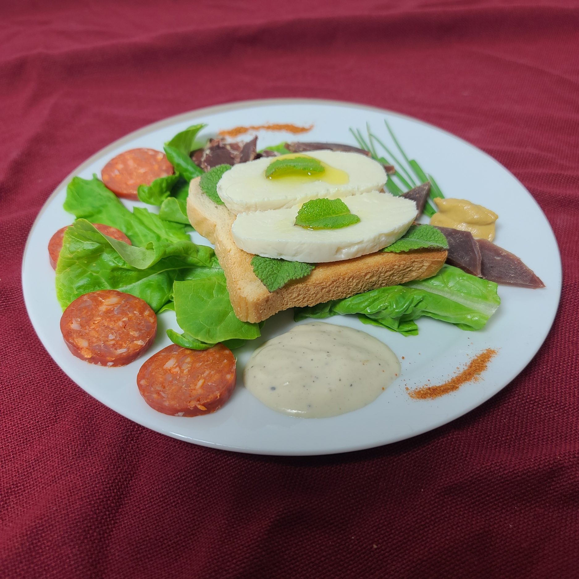 Assiette blanche ELLIPSE liserer argent – Image 4