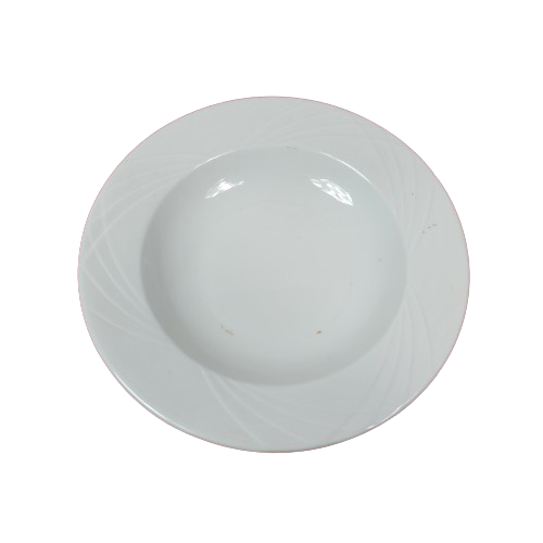 Assiette blanche Porcelaine Sarreguemines – Image 3