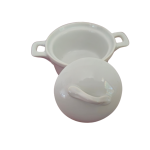 6030 Verrine porcelaine blanc mini cocotte 8 cl